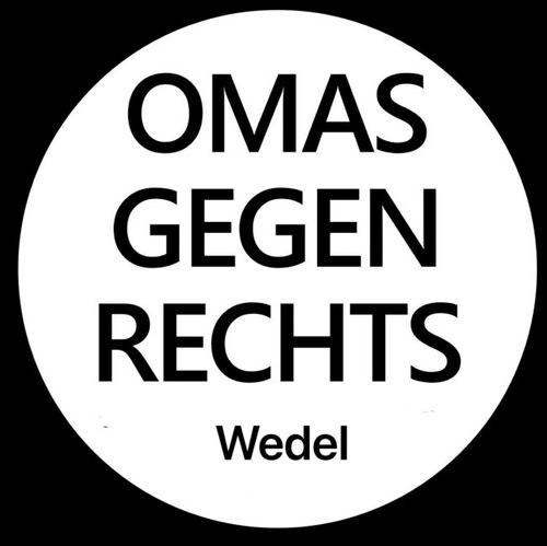 Logo der "Omas gegen Rechts" in Wedel.