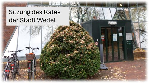Sitzung des Rates der Stadt Wedel