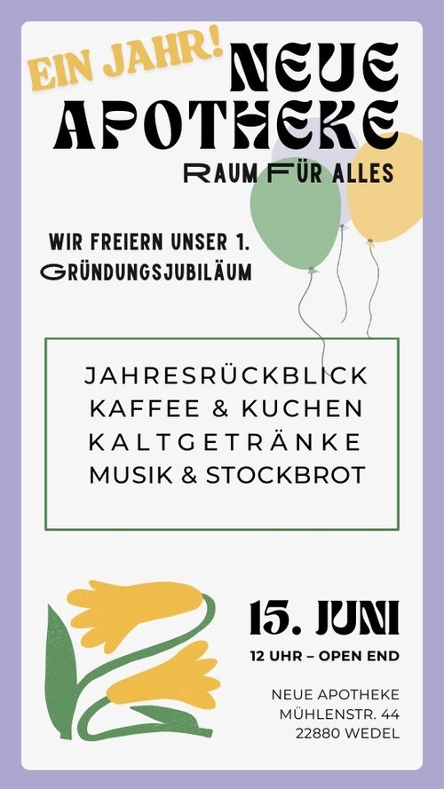 Ein Jahr Neue Apotheke