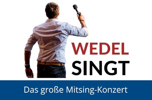Logo der Veranstaltung "Wedel Singt".