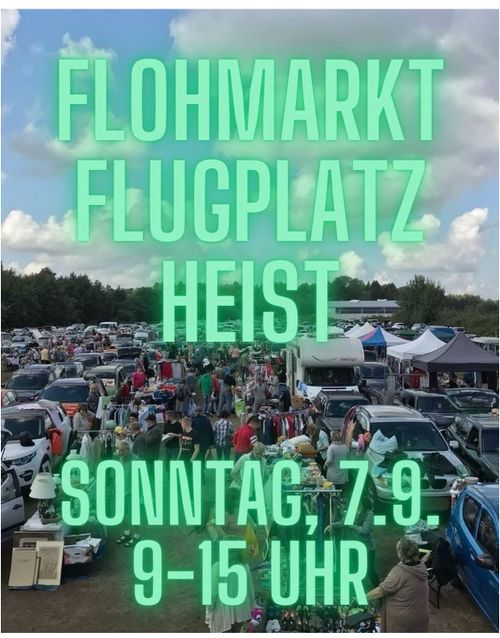 Flohmarkt am Flugplatz Heist 