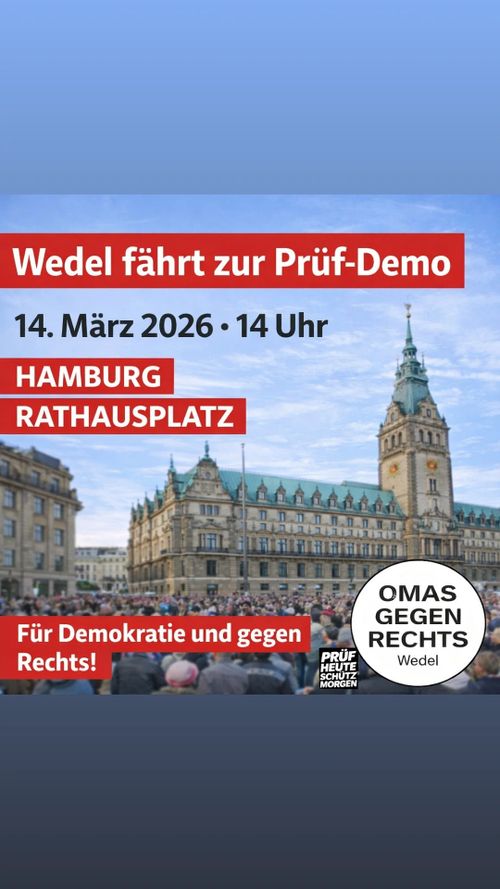 Prüf-Demo in Hamburg 