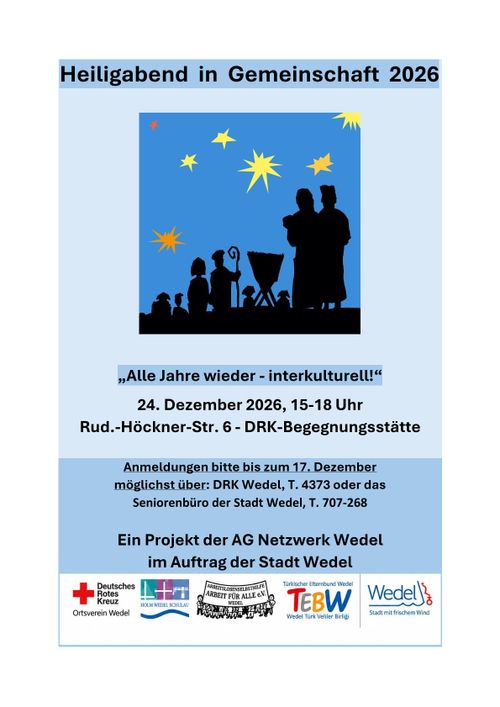 Heiligabend in Gemeinschaft; Alle Jahre wieder - interkulturell