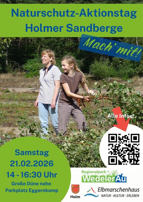 Naturschutz-Aktionstag Holmer Sandberge