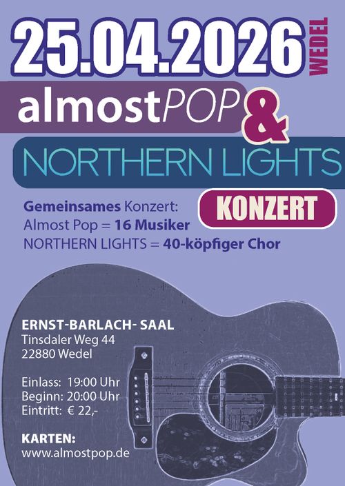 Almost Pop mit dem Chor Northern Lights