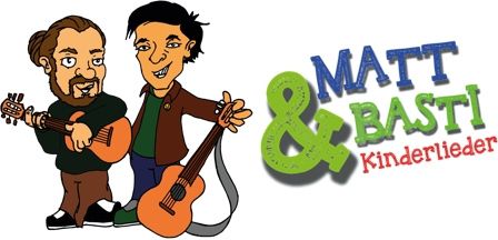Matt & Basti als Cartoonfiguren gezeichnet.