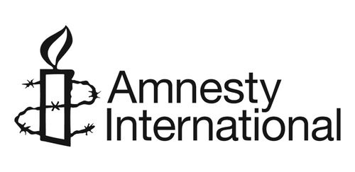 Amnesty-Logo schwarz-weiß.