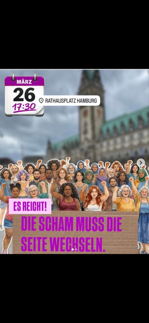 Demo in Hamburg:"Die Scham muss die Seite wechseln"