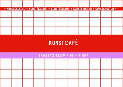 Kariertes Symbolbild für das Kunstcafé in der Neuen Apotheke.
