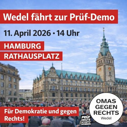 Prüf-Demo in Hamburg 