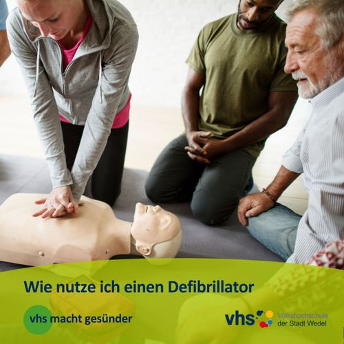 Wie nutze ich einen Defibrillator