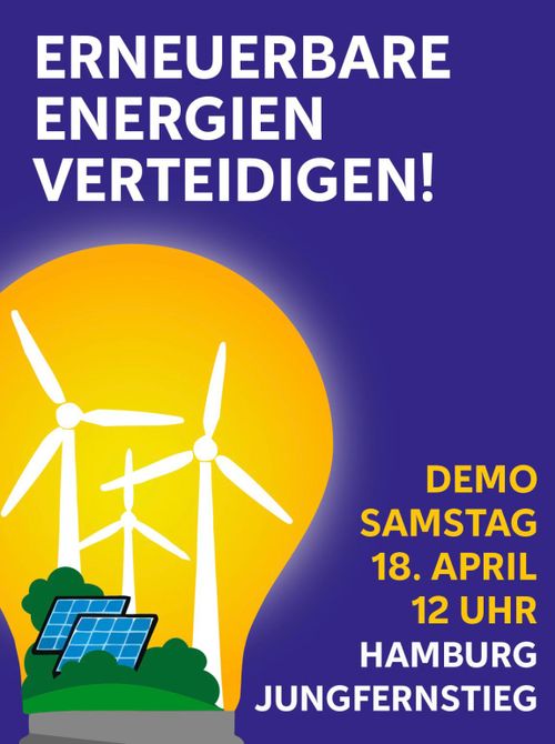 Erneuerbare Energien verteidigen