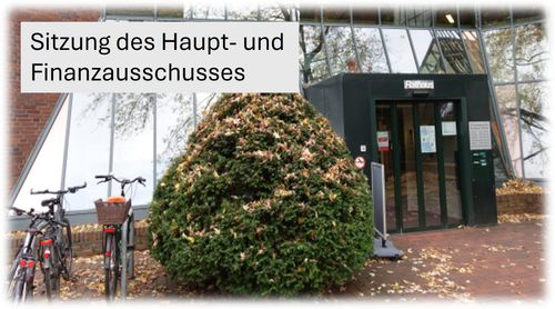 Sitzung des Haupt- und Finanzausschusses